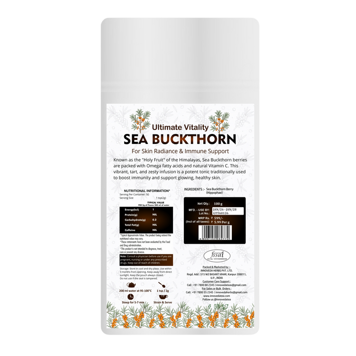 Sea Buckthorn Berry Tisane 100 Grams