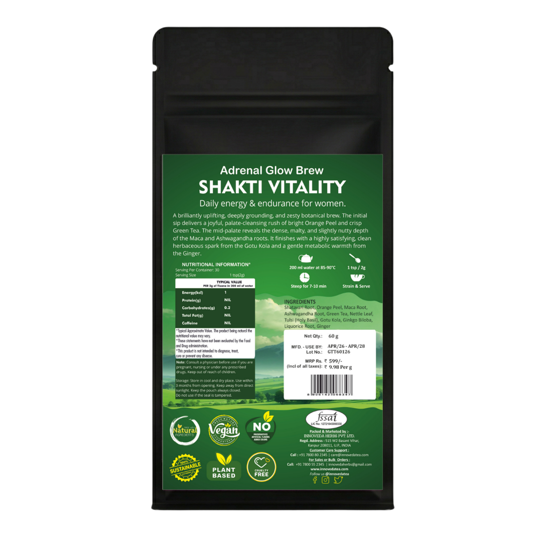 Shakti Vitality Tea (30 Tea Cups) 60 Grams