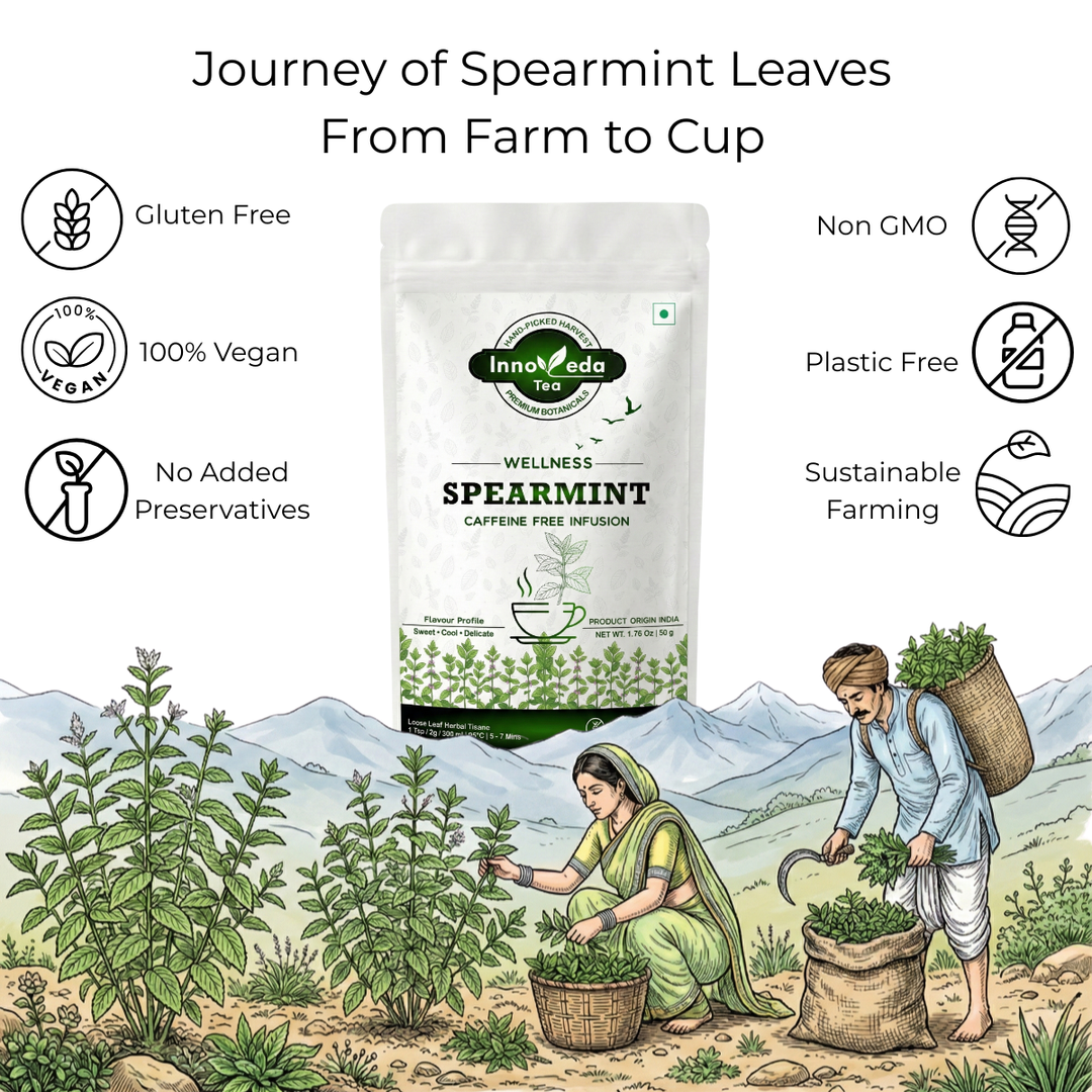 PCOS-Tee mit grüner Minze