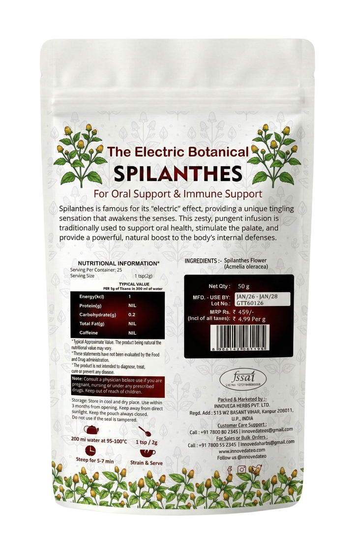 Spilanthes Flower Tisane 50 Grams