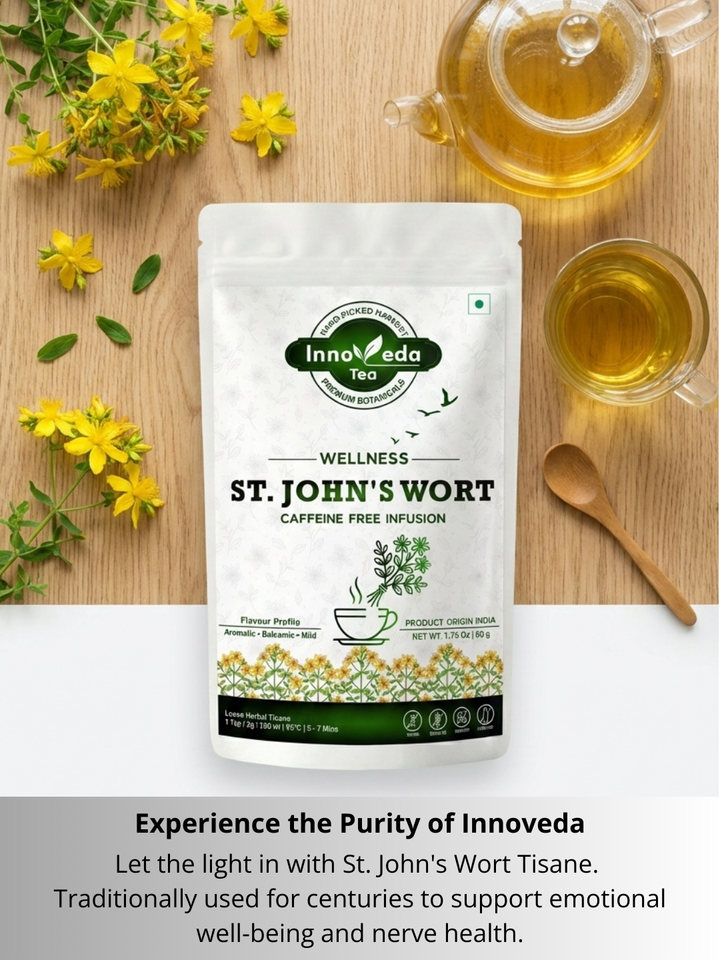 Thé au millepertuis pour la paix de l'esprit