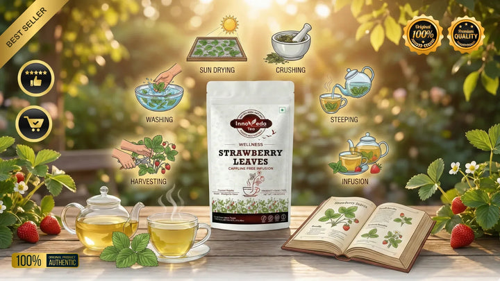Strawberry Leaf Tisane 50 Grams - INNOVEDA