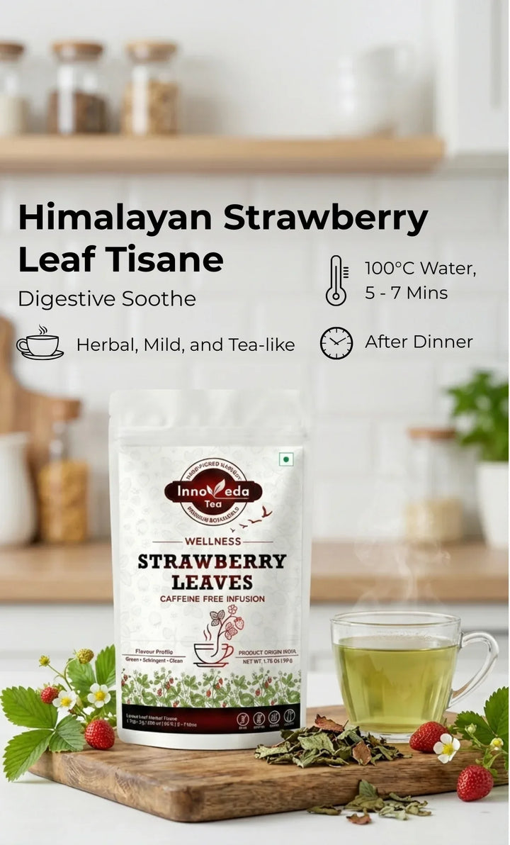Strawberry Leaf Tisane 50 Grams - INNOVEDA