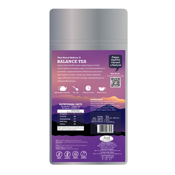 Sugar Balance Tea (30 Tea Cups) 60 Grams