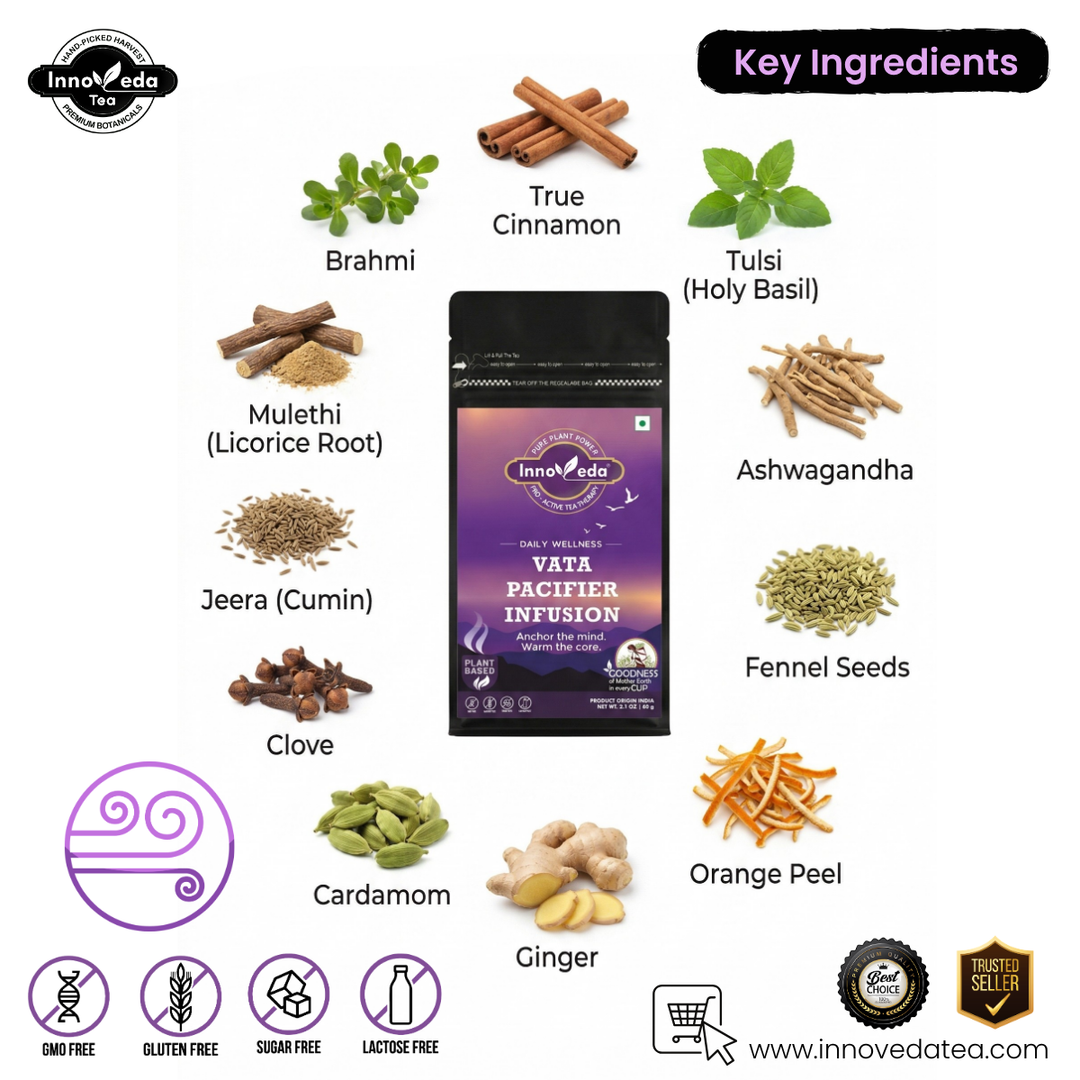 Vata Pacifier Tea (30 Tea Cups) 60 Grams