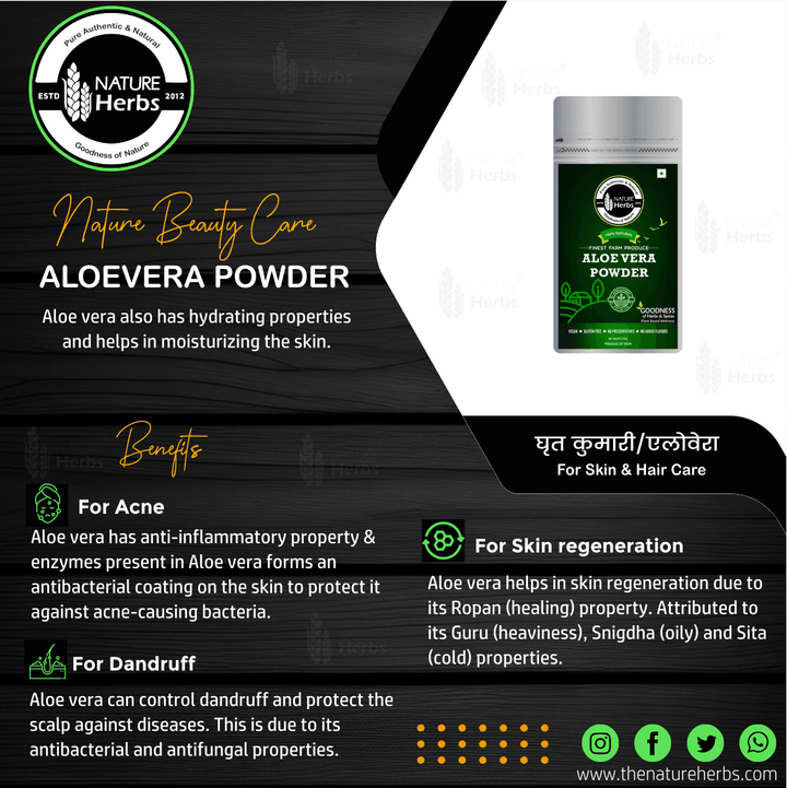 Aloevera Powder for Skin health - INNOVEDA