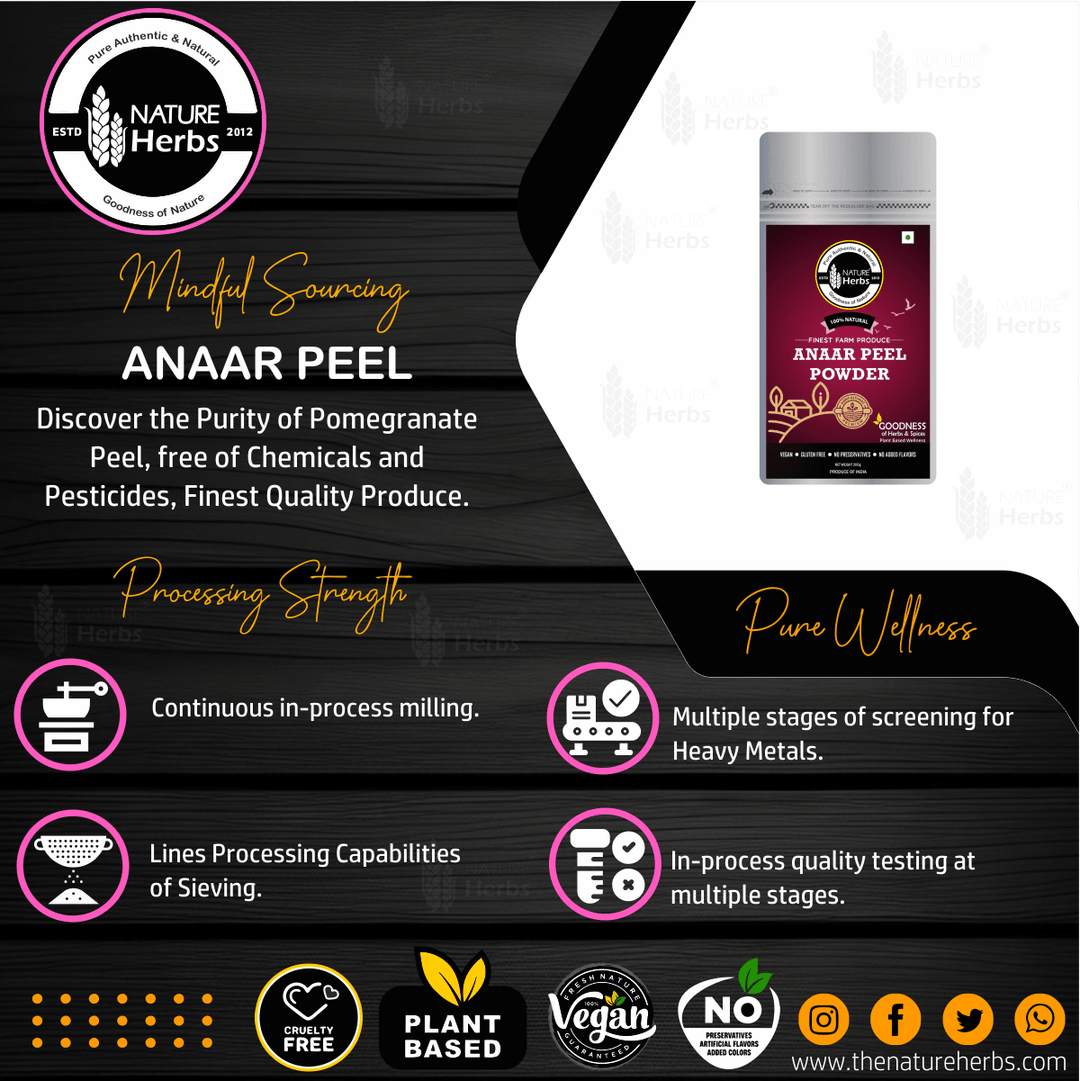 Anaar Peel Dadima Powder For Skin - INNOVEDA