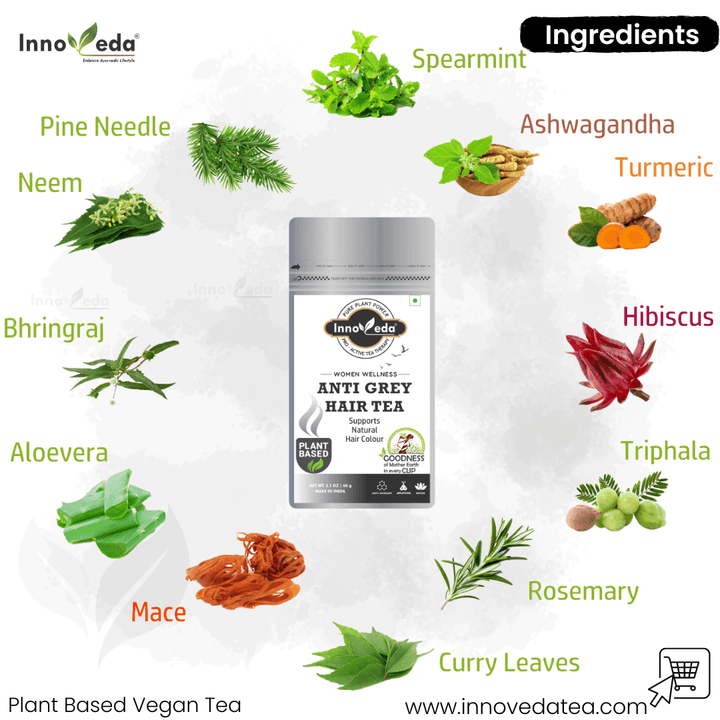 Anti Grey Hair Tea - INNOVEDA