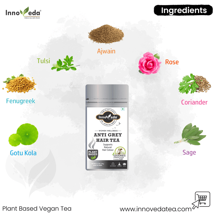 Anti Grey Hair Tea - INNOVEDA