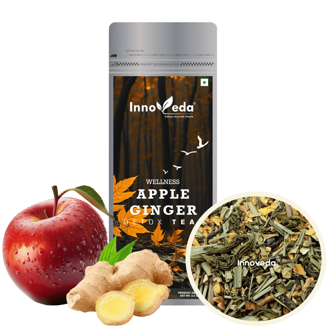 Apple Ginger Green Tea 100 Grams - INNOVEDA