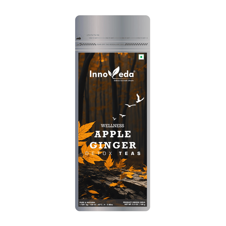 Apple Ginger Green Tea 100 Grams - INNOVEDA