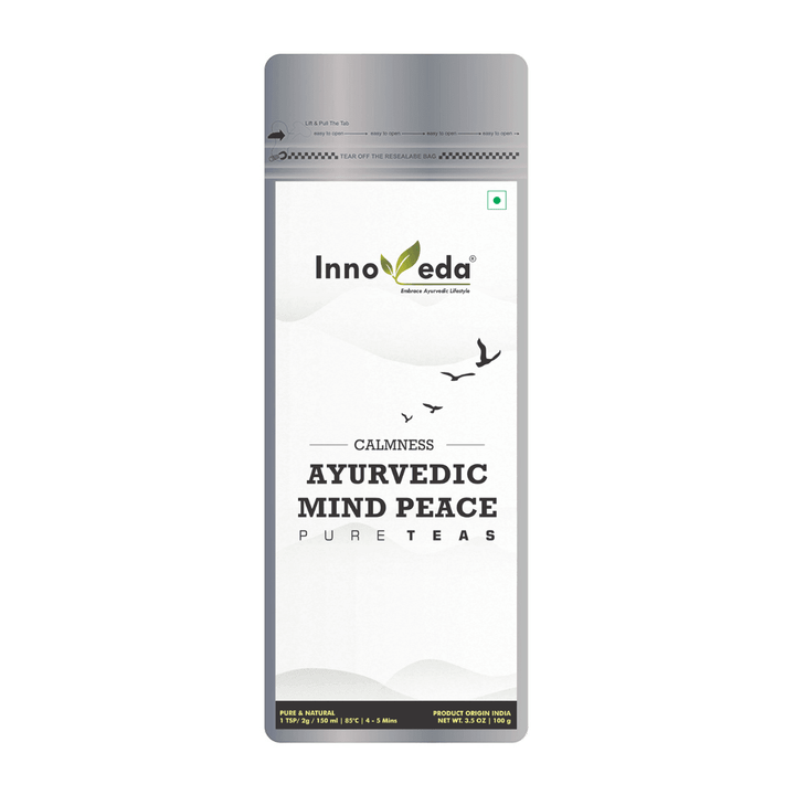 Ayurvedic Mind Peace Tea For Calmness 100 Grams - INNOVEDA