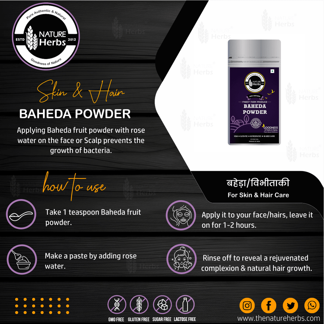 Baheda Powder (Churna) For Digestive Care - INNOVEDA