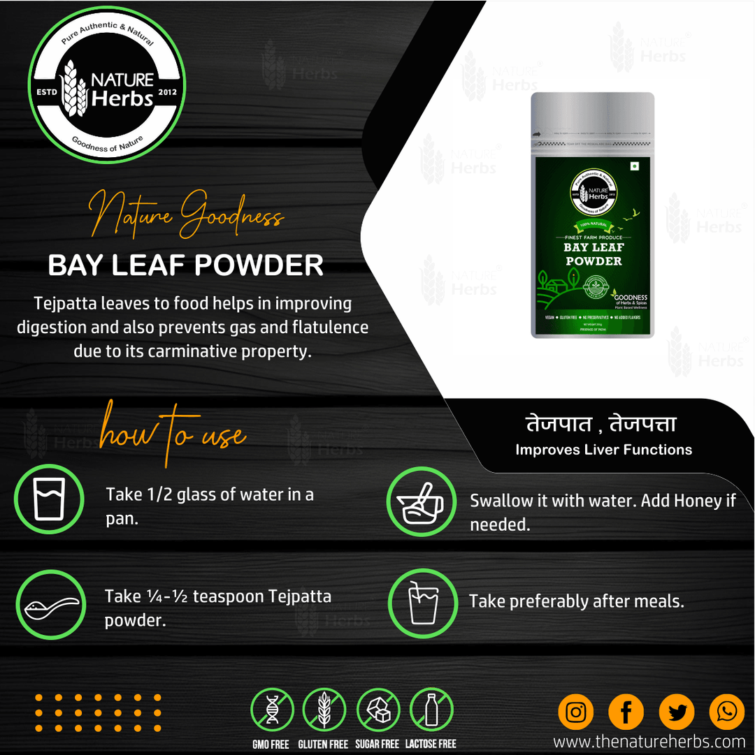 Bay Leaf (Tej Patta) Powder - INNOVEDA