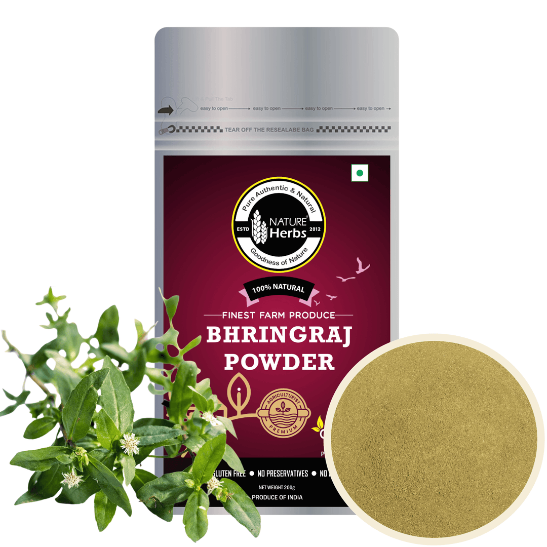 Bhringraj Powder For Health Hairs (Kesharaj) - INNOVEDA