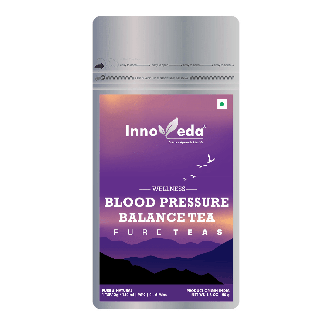 Blood Pressure Balance Tea For Heart Care (30 Tea Cups) 50 Grams - INNOVEDA