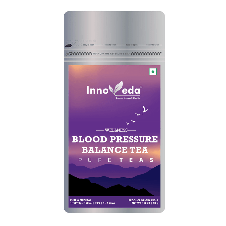 Blood Pressure Balance Tea For Heart Care (30 Tea Cups) 50 Grams - INNOVEDA