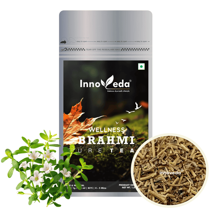 Brahmi Brain Tea (30 Tea Cups) 50 Grams - INNOVEDA