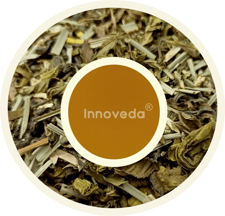 Calming Ginger Lemon Tea (50 Tea Cups) 100 Grams - INNOVEDA