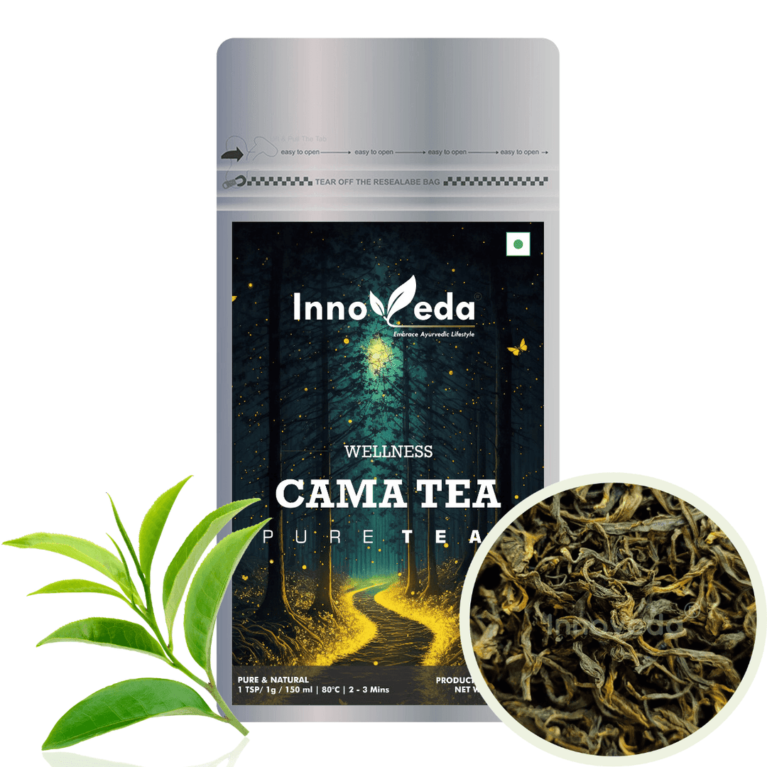 Cama Green Tea from Darjeeling valley (25 Tea Cups) 28 Grams - INNOVEDA