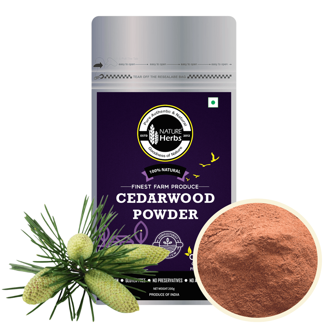 Cedarwood Powder Devdaru Deodar For Acne Support - INNOVEDA