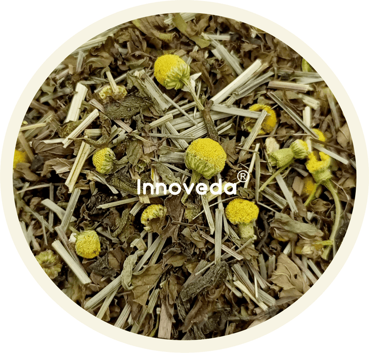 Chamomile Mint Citrus Tea Induce Calmness (30 Tea Cups) 50 Grams - INNOVEDA