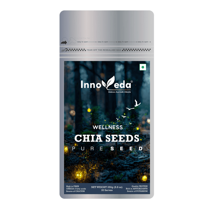 Chia Seeds Rich in Omega-3 Fatty Acids 250 Grams - INNOVEDA