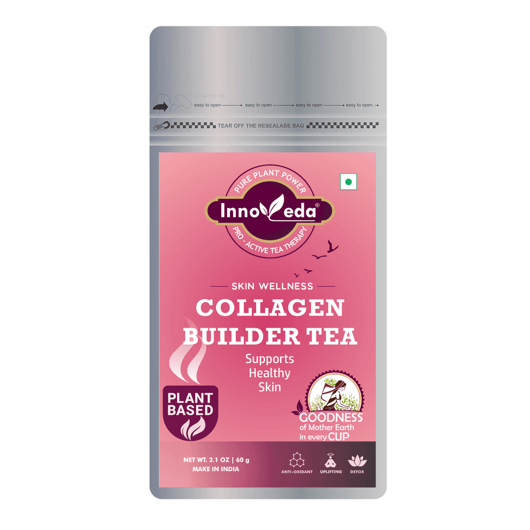 Collagen Builder Tea for Healthy Joints, Bones, Hair & Nails (30 Tea Cups) 60 Grams - INNOVEDA