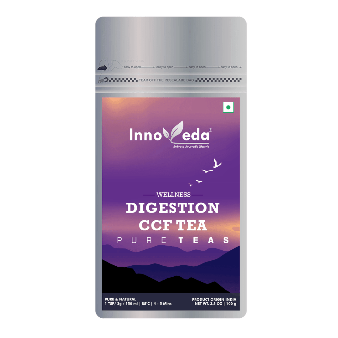 Digestion CCF Tea for Tummy Health (50 Tea Cups) 100 Grams - INNOVEDA