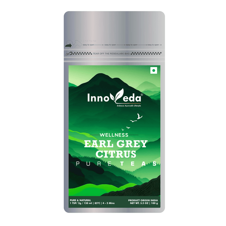 Earl Grey Citrus Tea (50 Tea Cups) 100 Grams - INNOVEDA