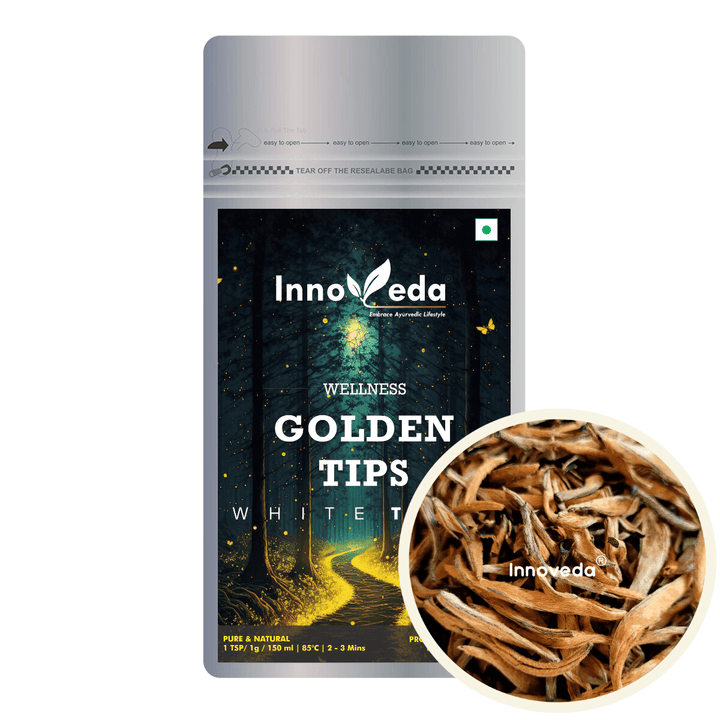 Golden Tips Bud Tea - Connoisseur Choice (25 Tea Cups) 28 Grams - INNOVEDA