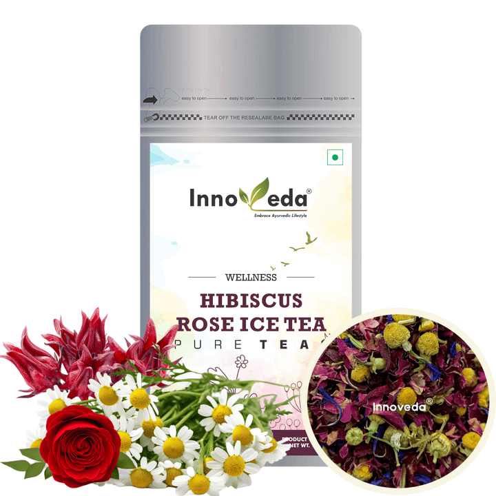 Hibiscus Rose Ice Tea For Happy Belly & Better Sleep - INNOVEDA