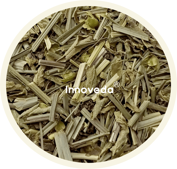 Holy Basil Lemon Tea For Digestion & Bloating (50 Tea Cups) 100 Grams - INNOVEDA