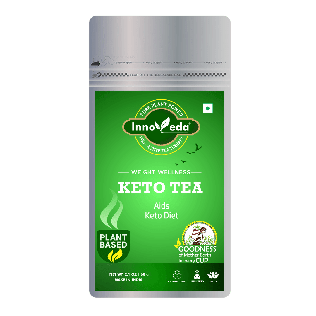 Keto Tea Helps Boosts Energy Levels & Focus (30 Tea Cups) 60 Grams - INNOVEDA