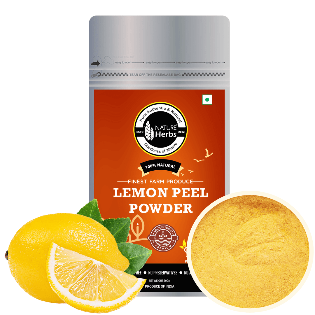 Lemon Peel Powder Citrus Lemon - INNOVEDA