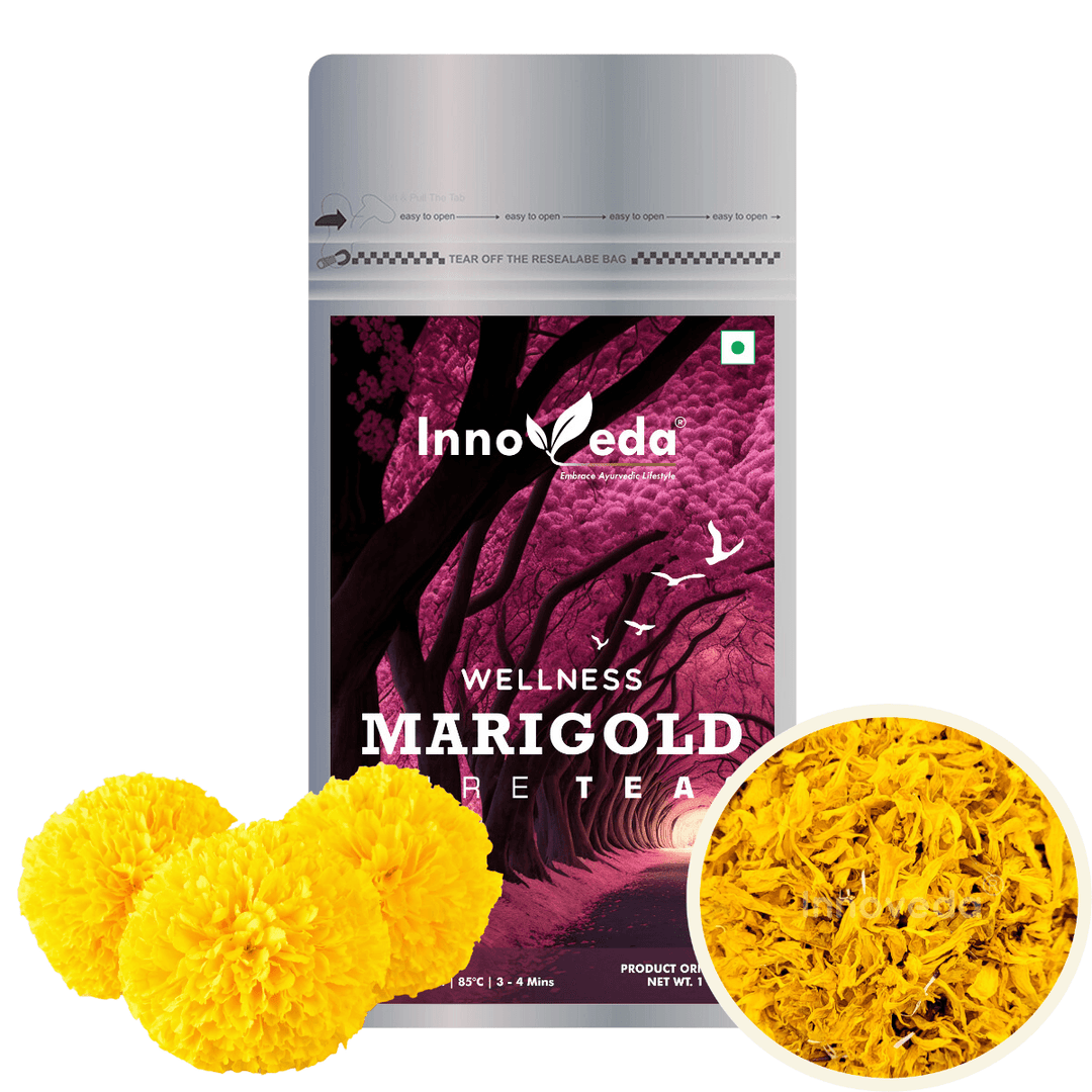 Marigold Tea For Skin Health (25 Tea Cups) 28 Grams - INNOVEDA