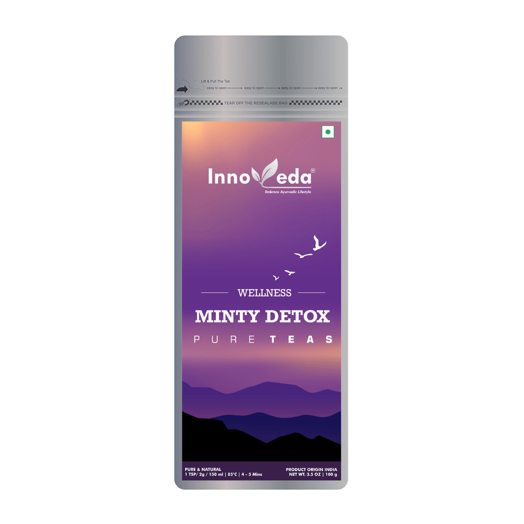 Minty Detox Tea Helps Cleanse Liver & Gut - INNOVEDA