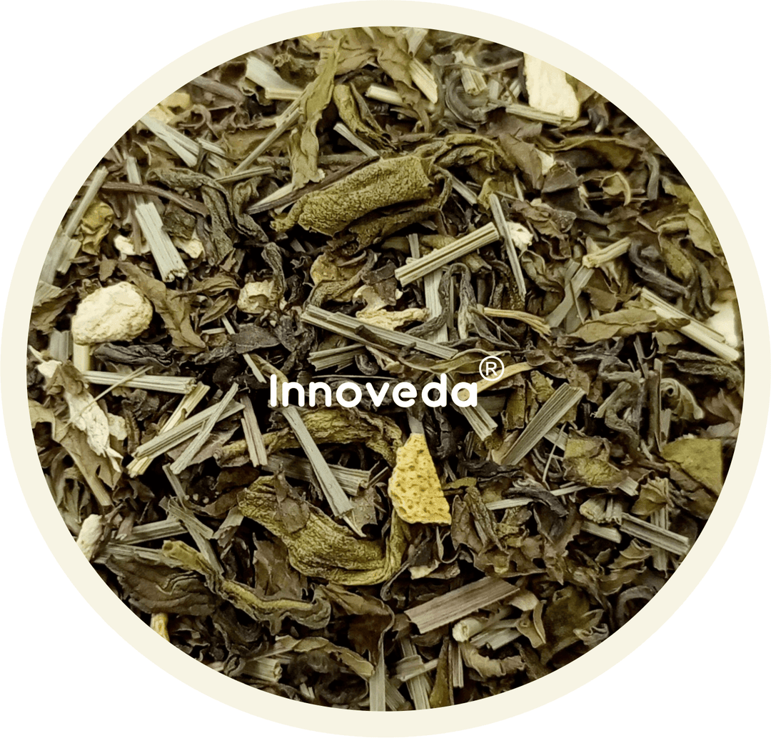 Minty Ginger Lemon Tea (50 Tea Cups) 100 Grams - INNOVEDA