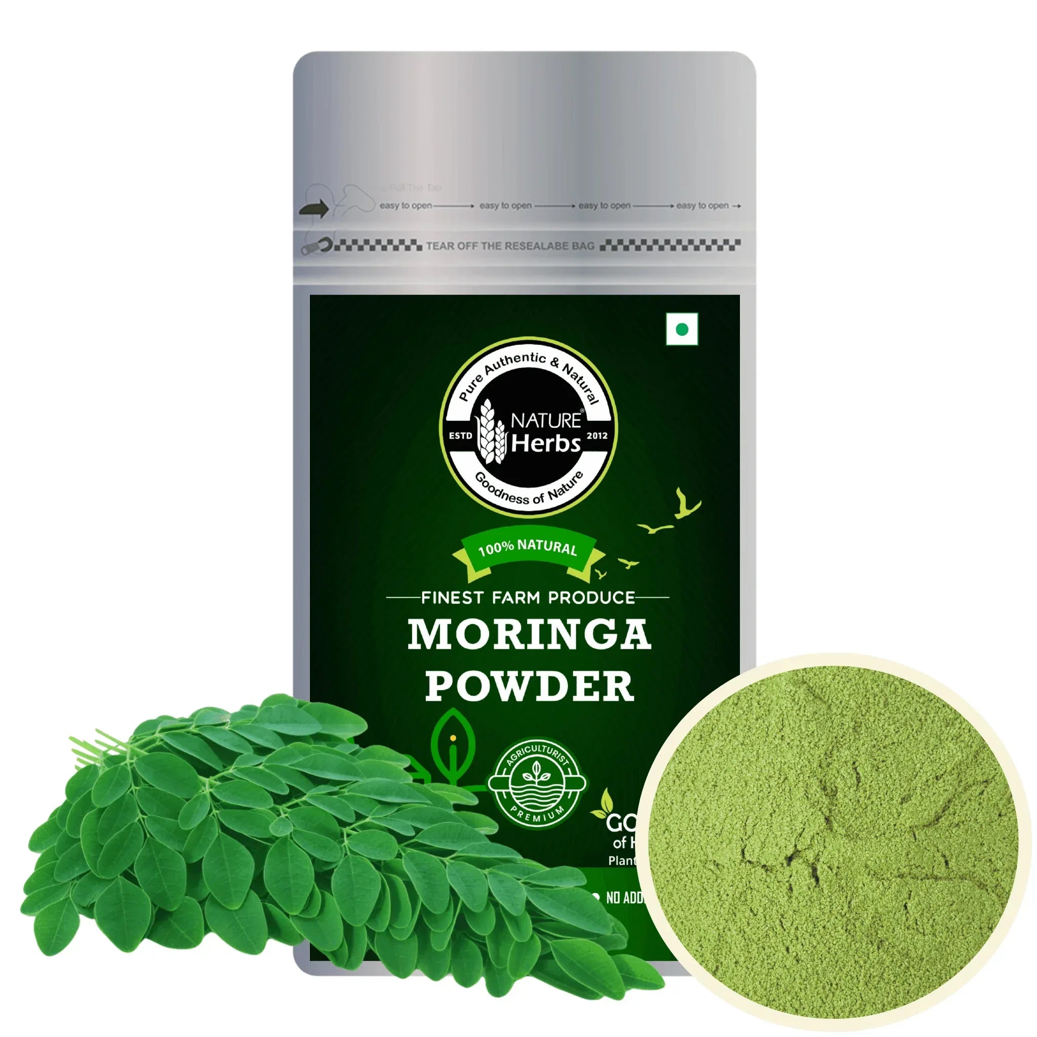 Moringa Leaves Drumstick Shigru Powder
