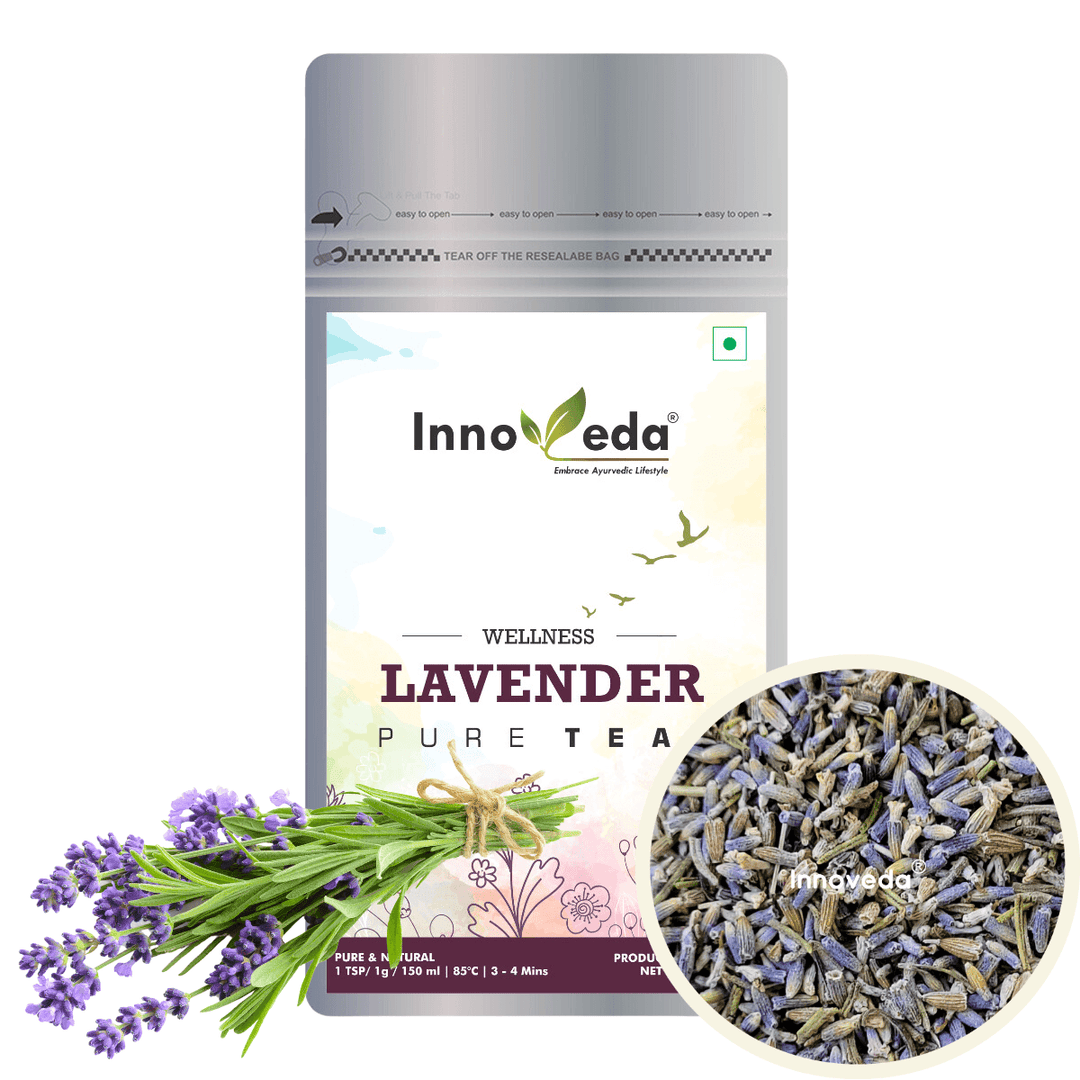 Pure Lavender Buds Tea To Enhance Sleep Quality (25 Tea Cups) 28 Grams - INNOVEDA