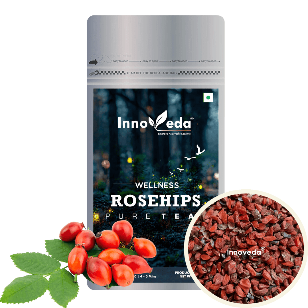 Rose Hip Tea For Hair & Nail Health (30 Tea Cups) 50 Grams - INNOVEDA