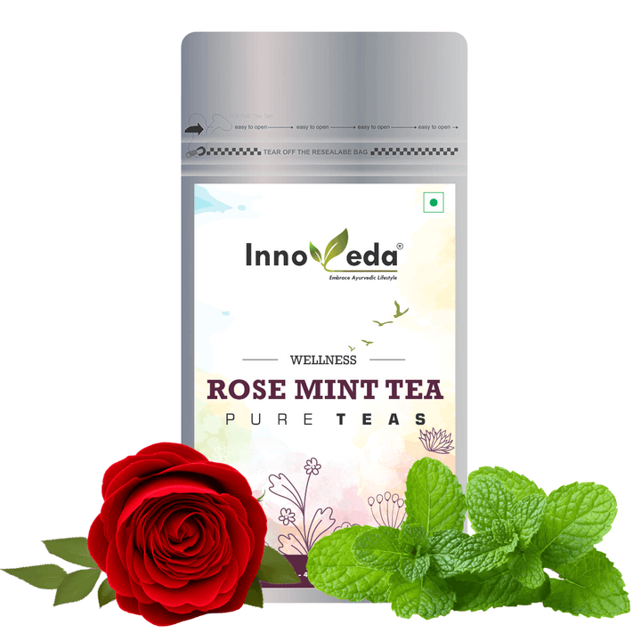 Rose Mint Tea (30 Tea Cups) 50 Grams - INNOVEDA