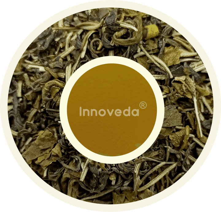 Rosemary Green Tea Helps Reduce Gas & Bloating (50 Tea Cups) 100 Grams - INNOVEDA