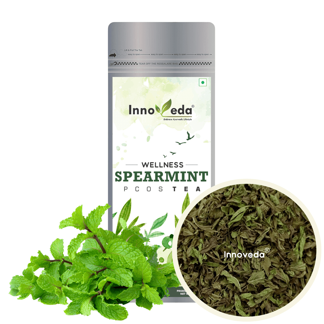 Spearmint PCOS Tea (50 Tea Cups) 100 Grams - INNOVEDA