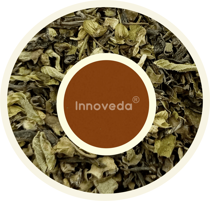 Tulsi Lemon Ginger Tea (50 Tea Cups) 100 Grams - INNOVEDA