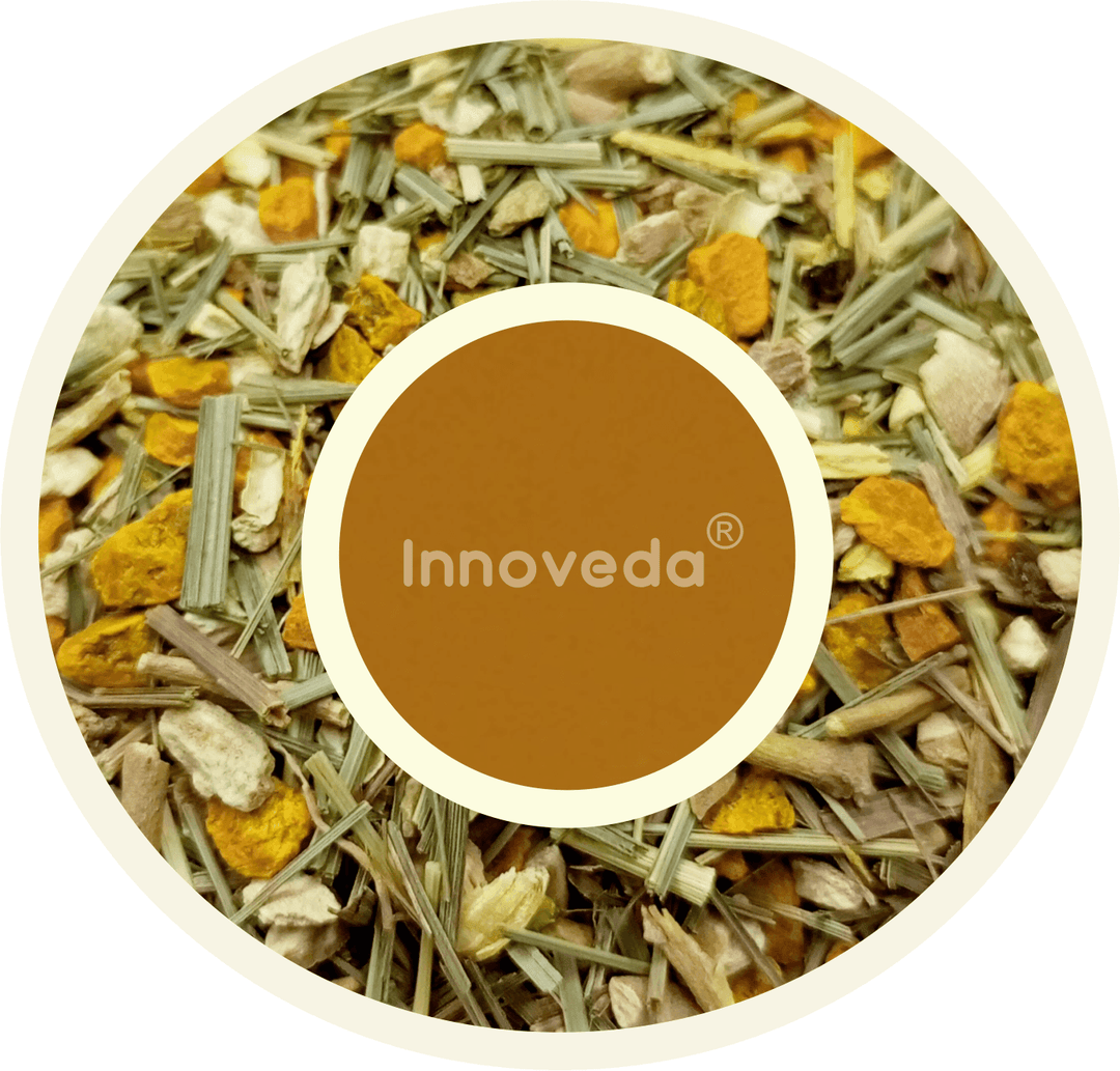 Turmeric Ashwagandha Tea (50 Tea Cups) 100 Grams - INNOVEDA