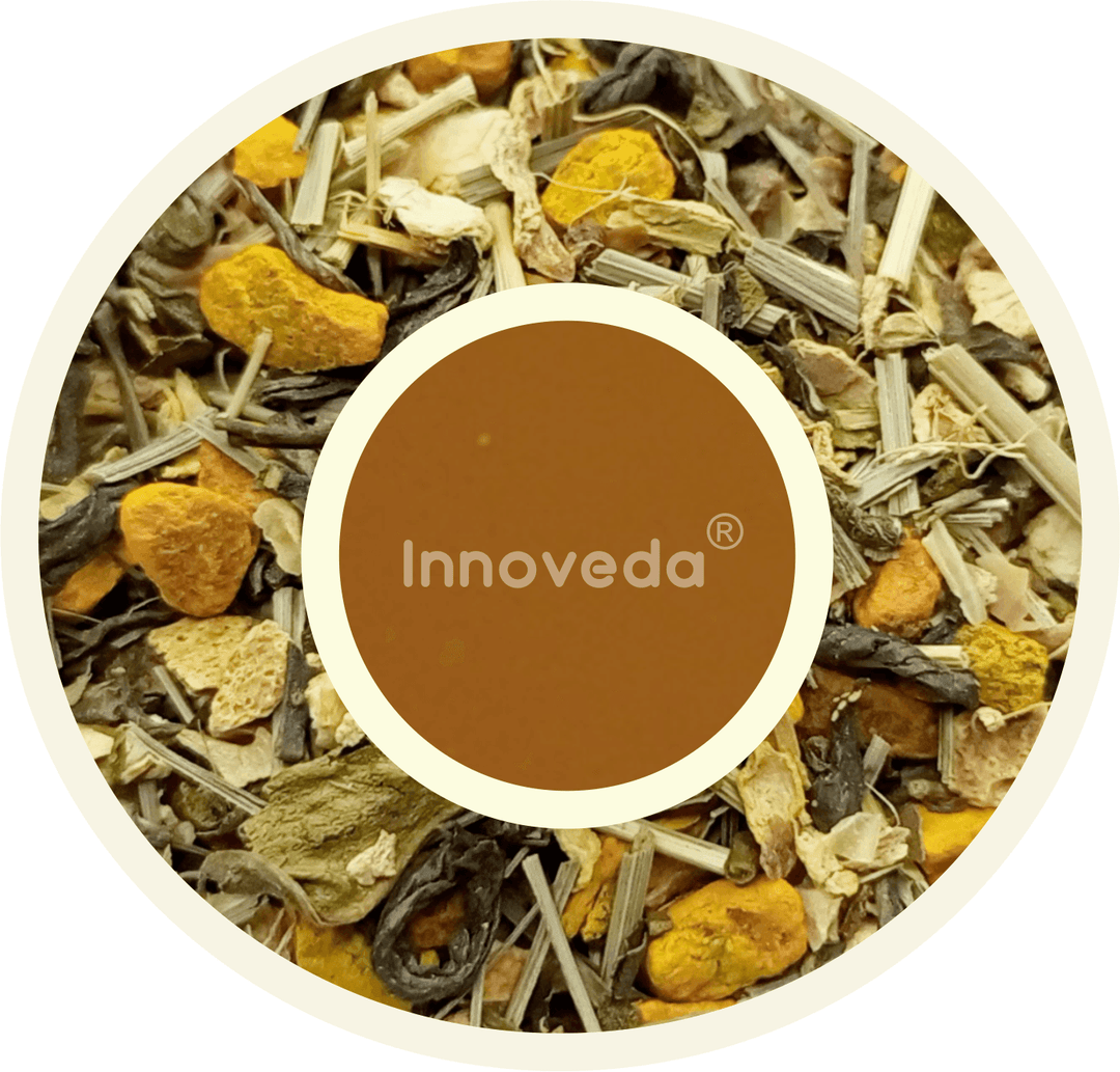 Turmeric Ginger Lemon Tea (50 Tea Cups) 100 Grams - INNOVEDA