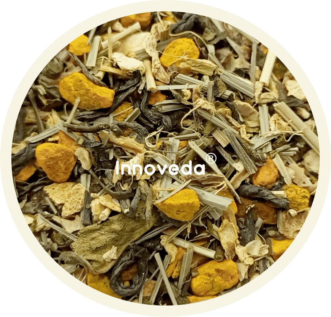 Turmeric Ginger Lemon Tea (50 Tea Cups) 100 Grams - INNOVEDA