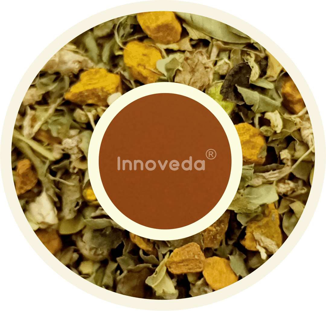 Turmeric Moringa Tea (50 Tea Cups) 100 Grams - INNOVEDA