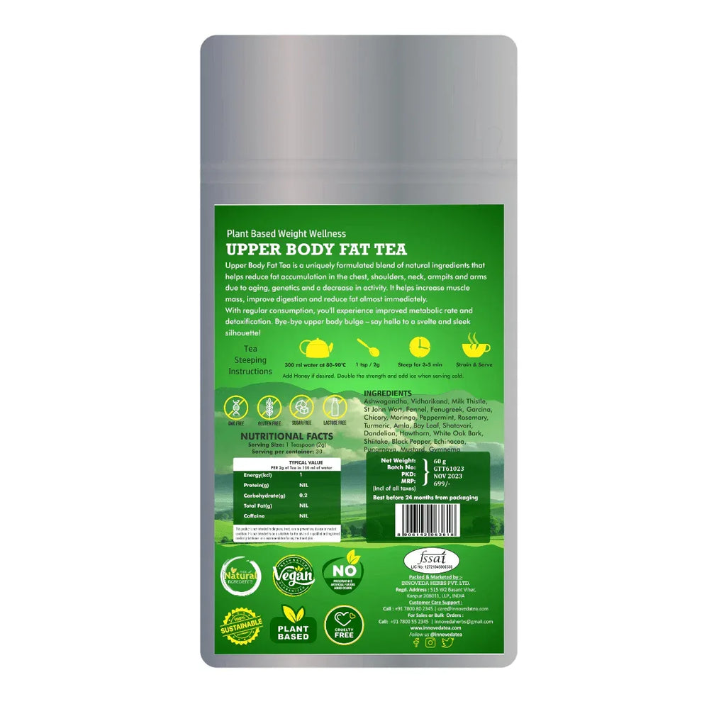 Upper Body Fat Tea (30 Tea Cups) 60 Grams - INNOVEDA
